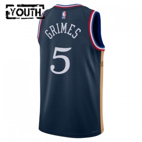 Dres Philadelphia 76ers Quentin Grimes Nike 2025-26 City Edition Navy Swingman - Dječji
